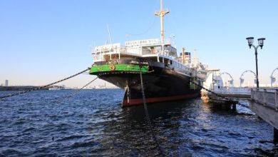 Photo of NYK Hikawamaru – tàu chở khách cỡ lớn tại thành phố cảng Yokohama