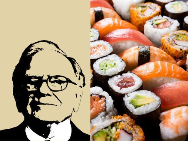Warren Buffett và câu chuyện của ông với ẩm thực Nhật Bản